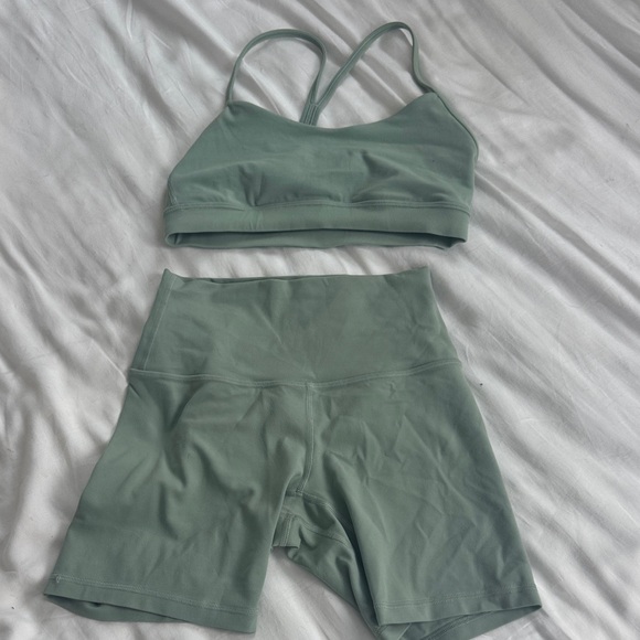 lululemon athletica Other - Lululemon align bike short/bra set